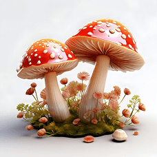 AI image mushroom